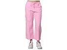 Allen Allen - Poplin Cropped Cargo Pant (English Rose) - Apparel by allen allen (clothing womens clothing pants sweats)