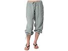 Allen Allen - Linen Crop Pant (Chalk) - Apparel by allen allen (clothing womens clothing sleepwear bottoms)