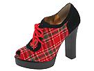 Zinc - Plaid (Red Plaid) - Footwear by zinc (womens womens dress dress shoes dress shoes opentoe peeptoe)