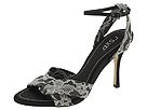 rsvp - Lacey (Black Satin W/ Pewter Lace) - Footwear