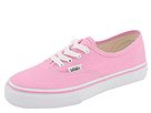 Vans Kids - Authentic Core (Toddler/Youth) (Prism Pink) - Footwear