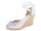 AK Anne Klein - Aubrey (White Fabric) - Footwear by ak anne klein (womens womens dress dress shoes dress shoes ankle straps)