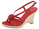 AK Anne Klein - Halliday (Dark Red/White Fabric) - Footwear
