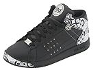 Ecko Red - Phlint (Black Leather/Black & Silver Satire Satin) - Footwear