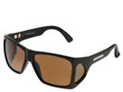 Initium - La Guardia (Polished Black With Brown Lens) - Eyewear by initium (accessories eyewear technical sunglasses frame plastic acetate frame)