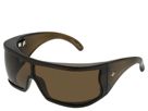Initium - Snowblind (Crystal Brown With Brown Lens) - Eyewear by initium (accessories eyewear technical sunglasses frame plastic acetate frame)