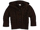 EGG by Susan Lazar Cable Cardigan Infant Chestnut Apparel