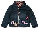 Evisu Kids - Girl Reversible Jacket (Toddler/Little Kids/Big Kids) (Blue) - Apparel