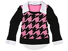 Sister Sam Clifford Hounds Tooth Sweater ToddlerLittle Big Pink Glow Apparel