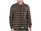 O'Neill - Gibbs Sherpa Flannel (Mocha) - Apparel by oneill (clothing mens clothing shirts long sleeve button downs)