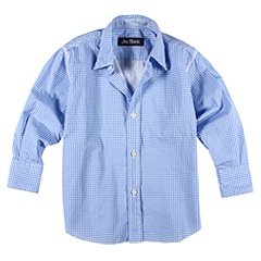 Joe Black Blue Dots Shirt LS ToddlerLittle KidsBig Kids Blue Dots Apparel