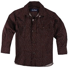 Joe Black JBK 11 Shirt LS ToddlerLittle KidsBig Kids Brown Apparel