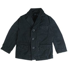 Joe Black Jacket w Leather Patches ToddlerLittle KidsBig Kids Navy Apparel