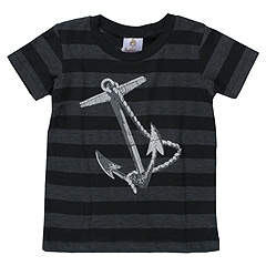 Small Audience Kids Anchor SS Shirt InfantToddler Faded Black Apparel