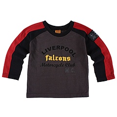 Monster Industry Kids Motoclub LS Tee ToddlerLittle Kids Gray Apparel