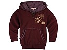 JB Original Vintage Fleece Hoodie ToddlerLittle Burgundy Apparel
