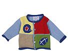 Zackali 4 Kids - Quarter Back Cardigan (Infant/Toddler) (Lt. Blue/Royal Blue/Red/Yellow) - Apparel