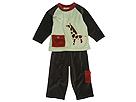 cachcach African Animals Giraffe TopPant Infant BrownGreen Apparel