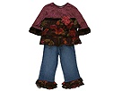 cachcach 2 PC Set Tiger Lily Ruffle Top Denim Pants ToddlerLittle MultiDenim Apparel