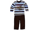 Flap Happy 2 Piece Set PantScreen Tee 1976 ToddlerLittle Coca StripeChocolate Apparel