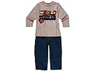 Flap Happy 2 Piece Set PantScreen Tee Cement TruckToddlerLittle KhakiStorm Blue Apparel