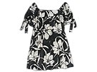 Le Pink Eclipse Puff Slv Dress Big BlackWhite Apparel