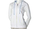 Foursquare Custom FullZip Hoodie Pinstripe White Multicolor Pinstripe Apparel