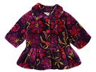 Widgeon Kids - Coat with Bottom Ruffle (Infant/Toddler) (Purple Lily) - Apparel