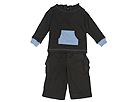 Kea Joby Contrasted Hoodie W Cargo Pant 2 Piece Set InfantToddler ChocolatePowder Blue Apparel