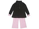 Kea Joby Collared Shirtdress WYoga Pant InfantToddler PinkChocolate Apparel