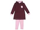Kea Joby Hoodie Dress WLegging InfantToddler EggplantPink Apparel