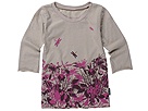 Shrnk Floral Border LS Tee InfantToddlerLittle Khaki Apparel