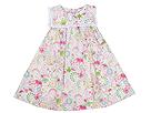 Lucy Sykes Kids - Liberty Lawn Saffon Dress (Infant/Toddler) (White) - Apparel by lucy sykes kids (kids kids clothing girls clothing infant clothing 0 24 mos dresses)