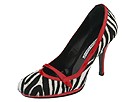 Charles David - Prickly (Zebra Pony/Red Patent Trim) - Footwear