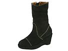 A Line - 12-8018 (Toddler/Youth) (Black Suede)