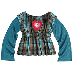 Ashors Room Hope Shirt ToddlerLittle KidsBig Kids Ocean Plaid Apparel
