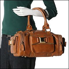 Betsey Johnson - Loop De Loop Satchel (Cognac Vintage Leather) - 6PM.com :  betsey johnson - loop de loop satchel cognac vintage leather de johnson satchel