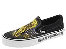 Vans - Iron Maiden Classic Slip-On (Black/Lemon Yellow) - Footwear