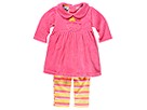 New Potatoes Baby Birds Dress Pant Set InfantToddler Bright Pink Apparel