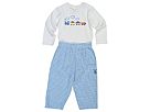 New Potatoes Choo Choo Train AllsiePants Infant Blue Apparel