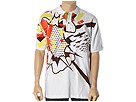 akademiks - Fleet Fashion Polo (White/Root Beer) - Apparel