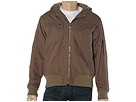 O'Neill - Alex Herringbone Twill Bomber Jacket (Mocha) - Apparel by oneill (clothing mens clothing jackets cold weather)