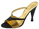 Donna Karan - 883920 (Black Suede Metallic / Gold) - Footwear