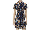 kensie Shirt Dress Ink Multi Apparel