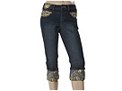 Dereon - Wood Sprite Straight Leg Capri (Outback) - Apparel