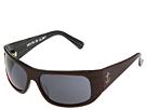 Tres Noir - Death Or Glory (Burgundy and Horn/Smoke Lens) - Eyewear by tres noir (accessories eyewear technical sunglasses frame plastic acetate frame)