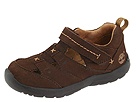 Timberland Kids - Foothills Fisherman Sandal (Infant/Toddler) (Dark Brown Nubuck W/ Tan) - Footwear