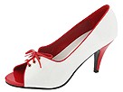 Pleaser USA - Pump 216 (White Patent/Red Trim) - Footwear