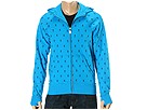 Circa Skull Repeat Zip Hoodie Cyan Apparel