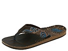 Reef - El Padre (Dark Brown/Blue) - Footwear